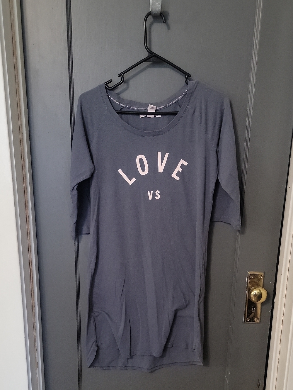 VICTORIA’S SECRET Sleepshirtwith 3/4 Sleeves in  Great condition! Sz M